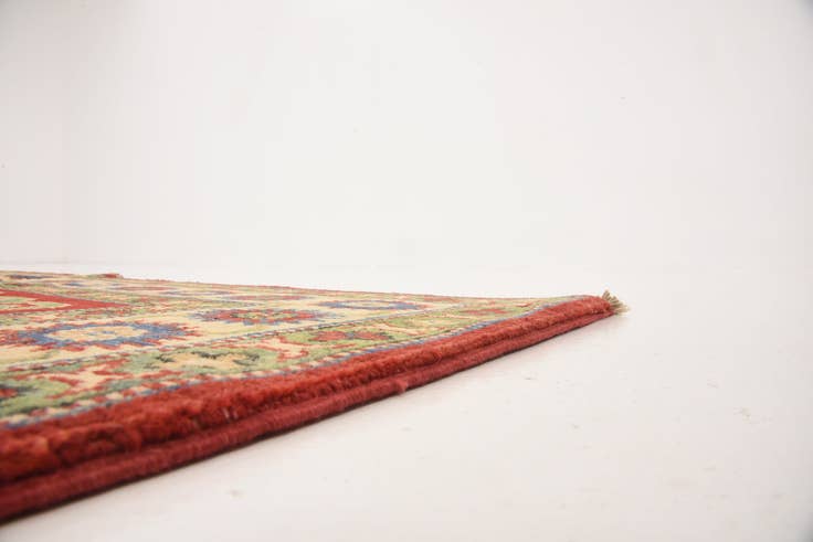 Detail image of 4' x 5' 8 Hand Knotted Kazak Oriental Rug