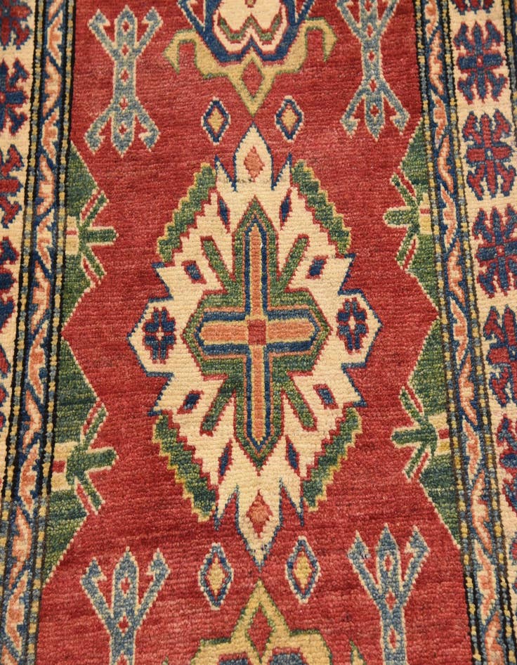 Detail image of 2' 10 x 4' 2 Hand Knotted Kazak Oriental Rug