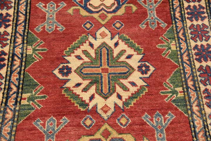 2' 10 x 4' 2 Hand Knotted Kazak Oriental Rug