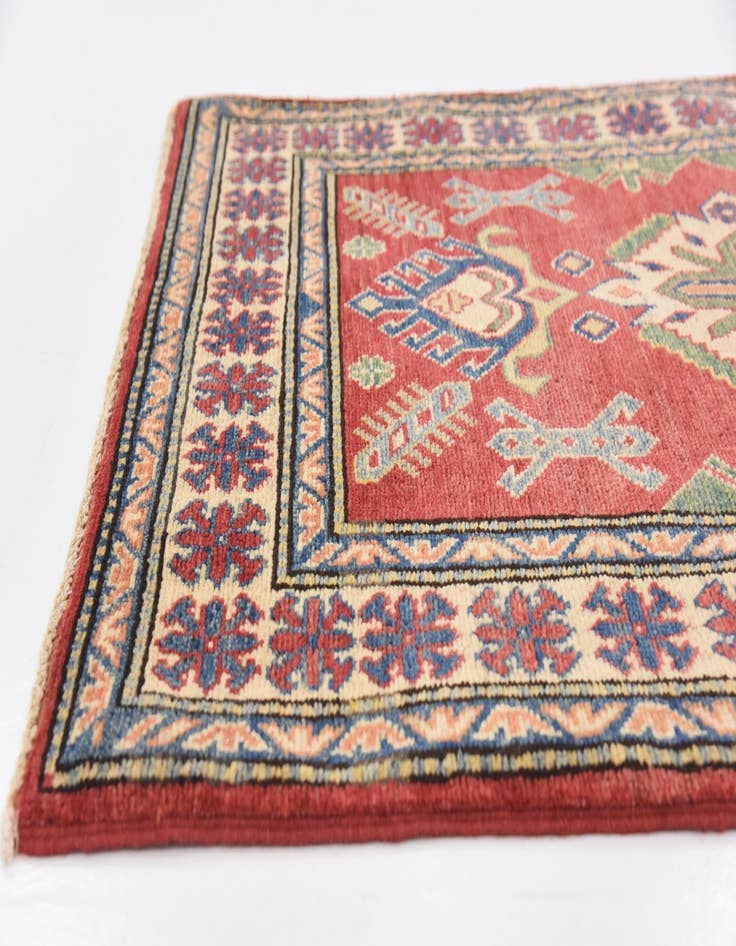 Detail image of 2' 10 x 4' 2 Hand Knotted Kazak Oriental Rug