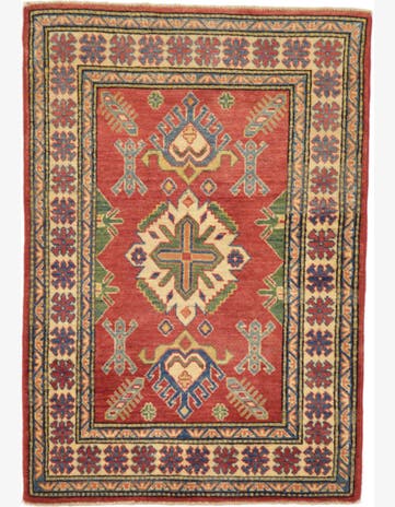 2' 10 x 4' 2 Hand Knotted Kazak Oriental Rug