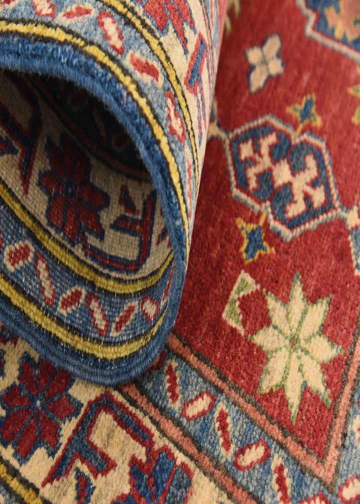 3' 8 x 5' Hand Knotted Kazak Oriental Rug