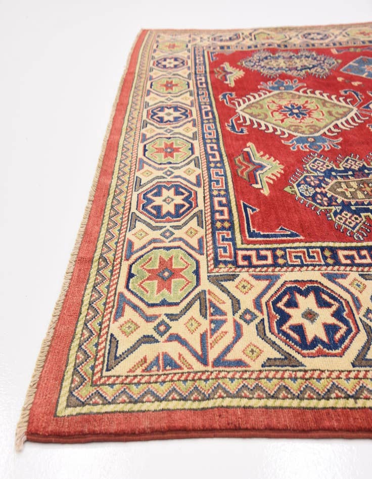 Detail image of 6' 7 x 10' Hand Knotted Kazak Oriental Rug