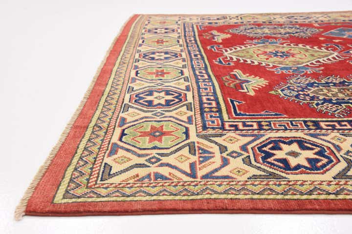 6' 7 x 10' Hand Knotted Kazak Oriental Rug