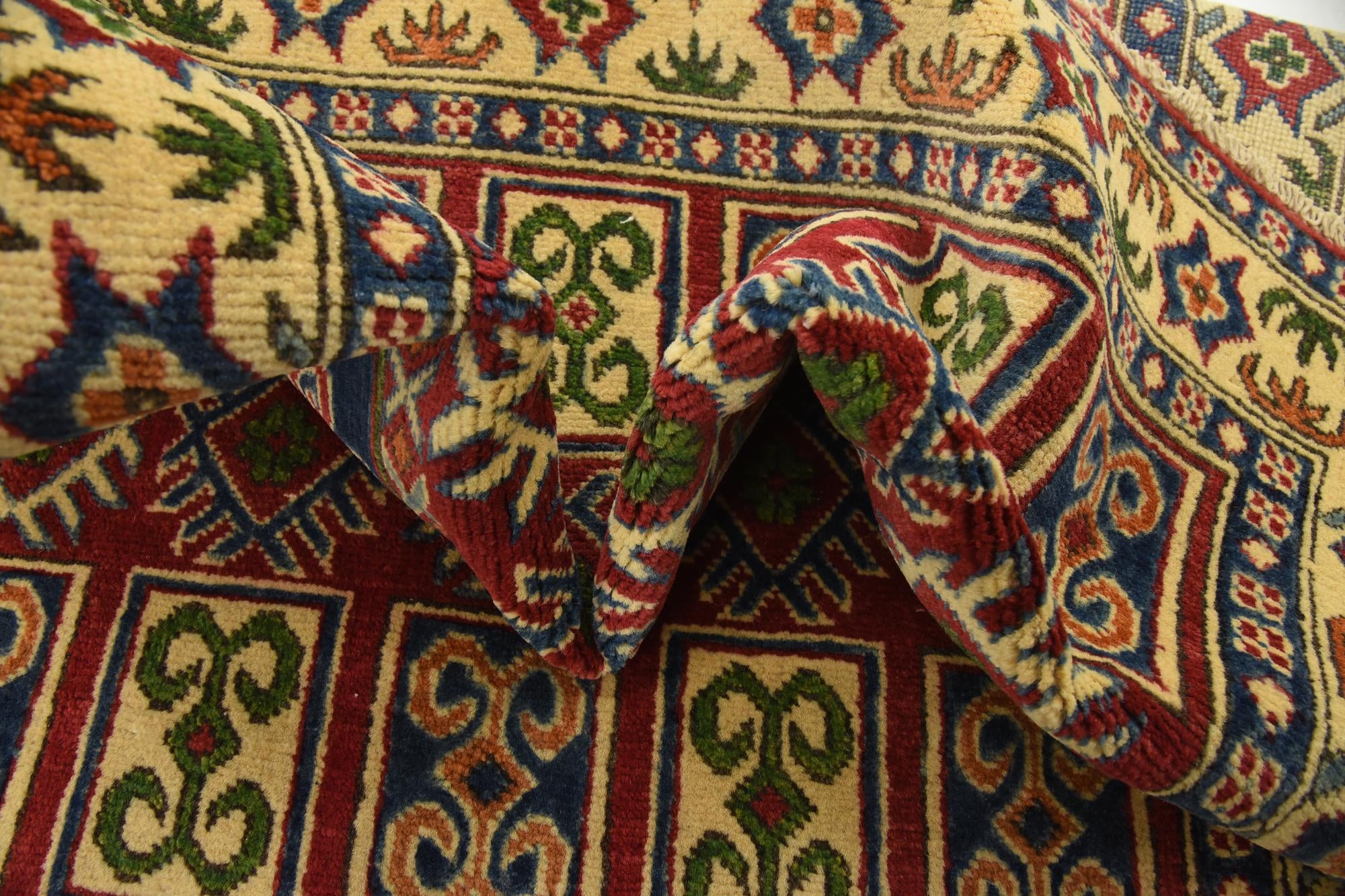 3' 3 x 5' Hand Knotted Kazak Oriental Rug