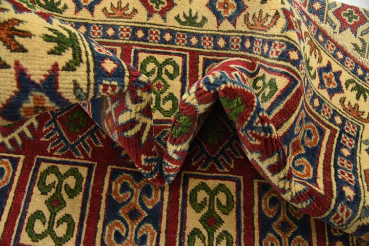 100cm x 150cm Handgeknüpft Kazak Orientalisch Teppich