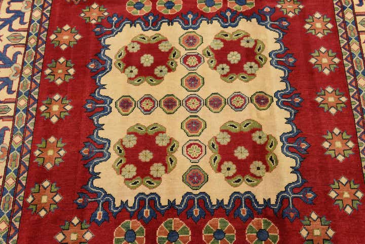 6' 6 x 9' 10 Hand Knotted Kazak Oriental Rug
