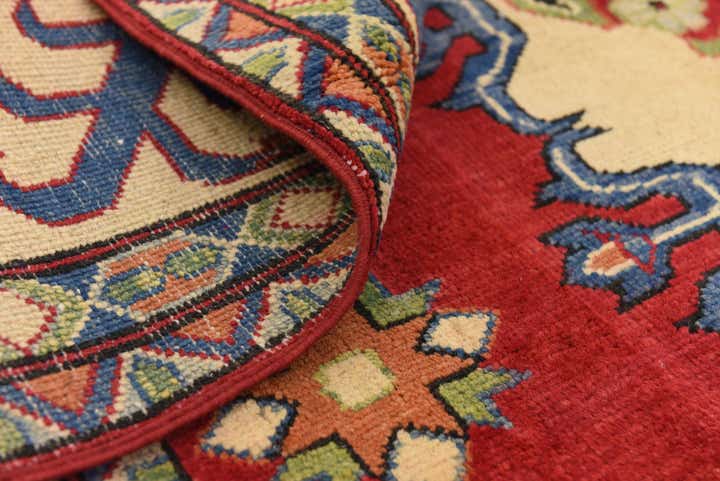 6' 6 x 9' 10 Hand Knotted Kazak Oriental Rug