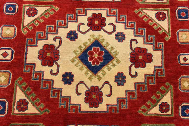 6' x 8' 8 Hand Knotted Kazak Oriental Rug