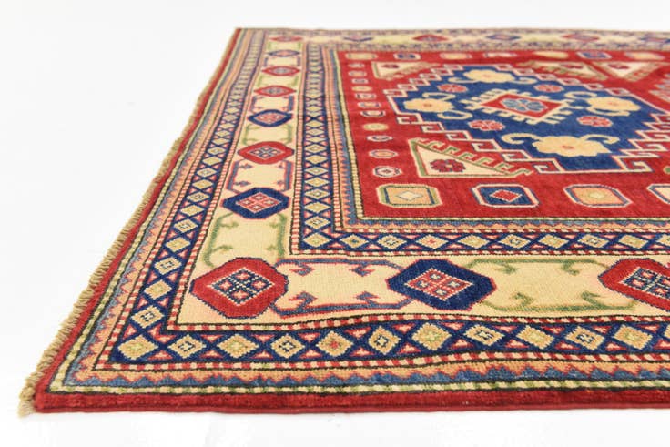 Detail image of 6' x 8' 8 Hand Knotted Kazak Oriental Rug