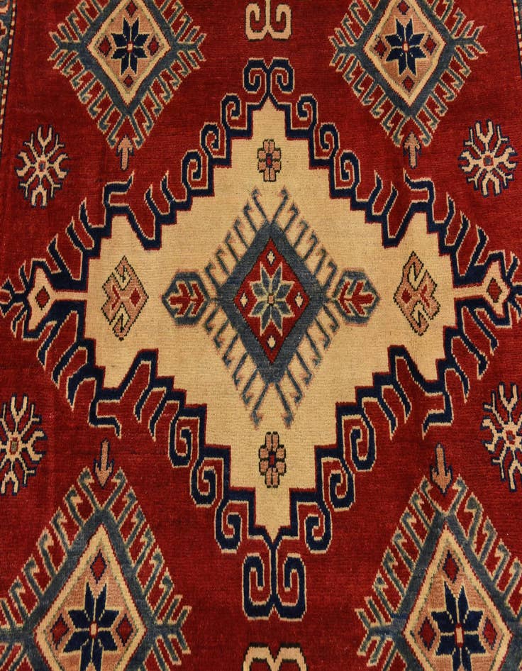 Detail image of 6' 4 x 9' 7 Hand Knotted Kazak Oriental Rug