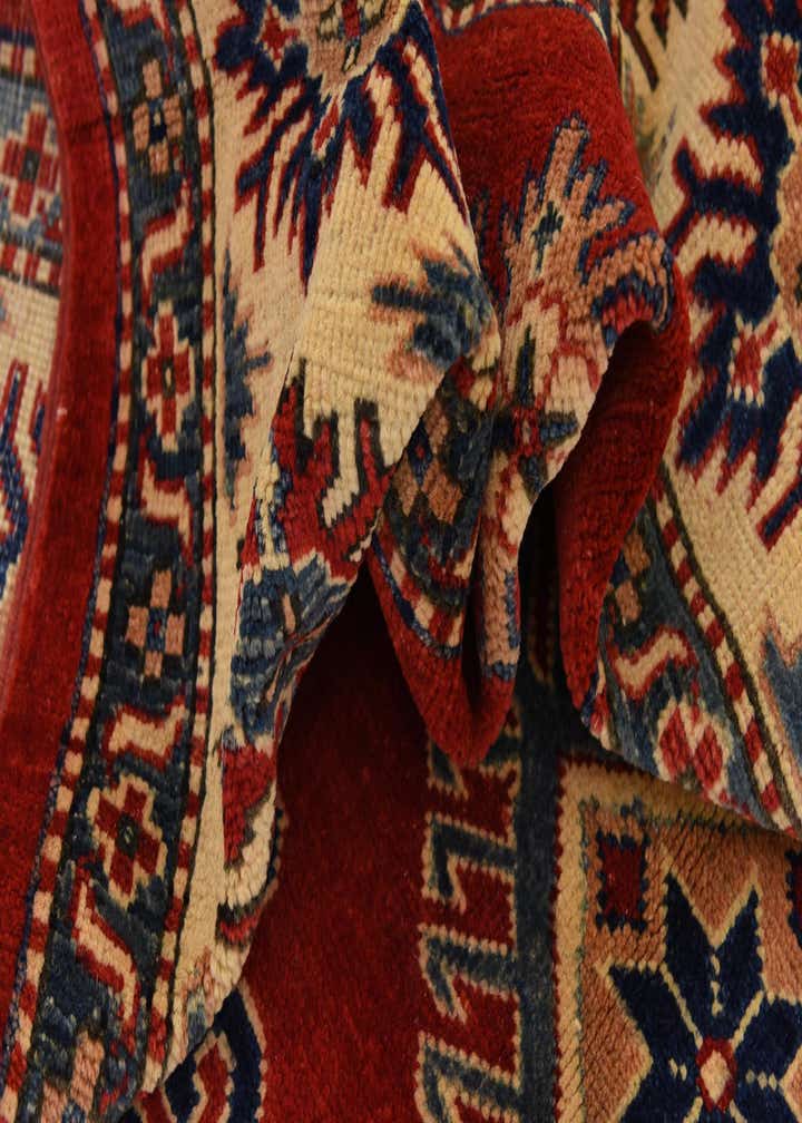 6' 4 x 9' 7 Hand Knotted Kazak Oriental Rug