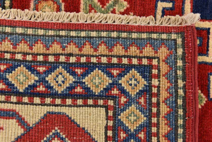 6' 1 x 8' 10 Hand Knotted Kazak Oriental Rug