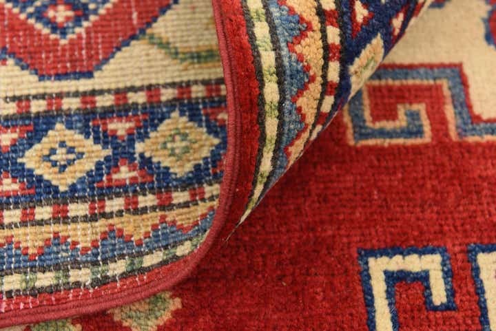 6' 1 x 8' 10 Hand Knotted Kazak Oriental Rug