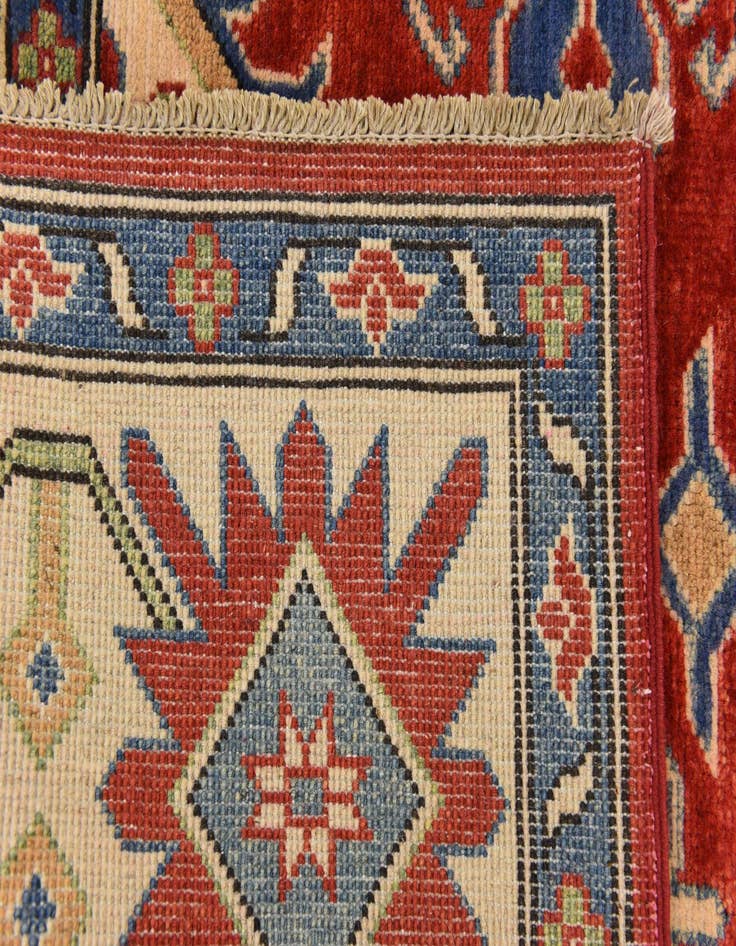 Detail image of 6' 6 x 9' 7  Hand Knotted Kazak Oriental Rug