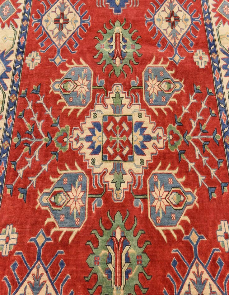 Detail image of 6' 6 x 9' 7  Hand Knotted Kazak Oriental Rug