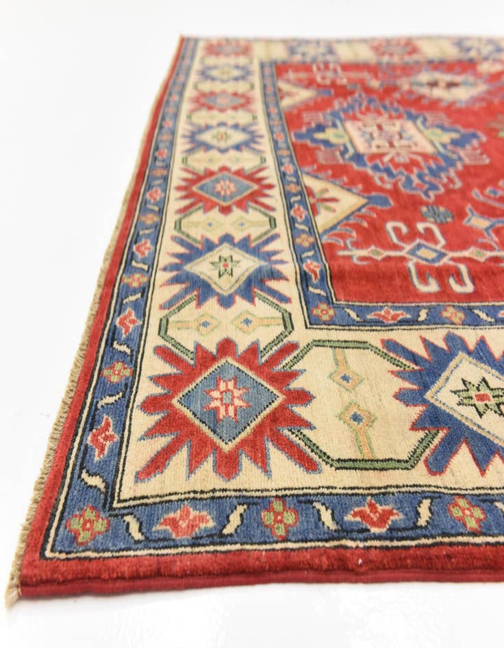 Detail image of 6' 6 x 9' 7  Hand Knotted Kazak Oriental Rug