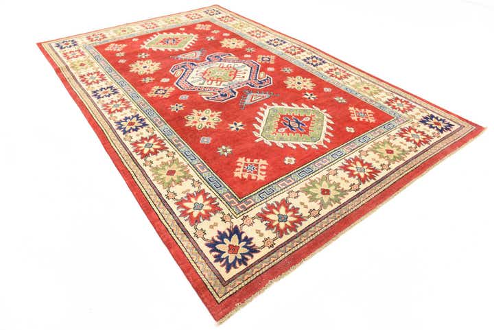 6' 5 x 10' 2 Hand Knotted Kazak Oriental Rug