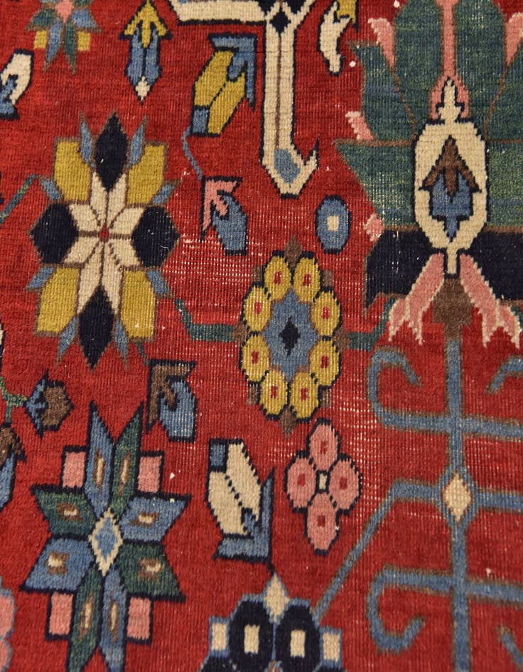 Detail image of 6' 2 x 10' 2 Hand Knotted Kazak Oriental Rug