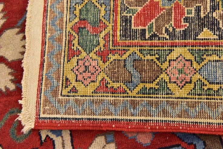 Detail image of 6' 2 x 10' 2 Hand Knotted Kazak Oriental Rug