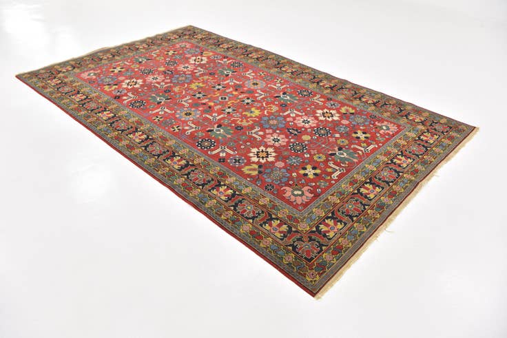 Detail image of 6' 2 x 10' 2 Hand Knotted Kazak Oriental Rug