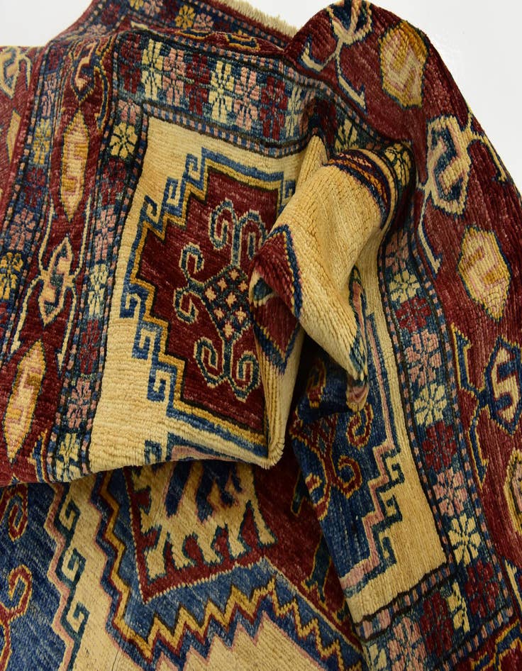 Detail image of 3' 10 x 6' 5  Hand Knotted Kazak Oriental Rug
