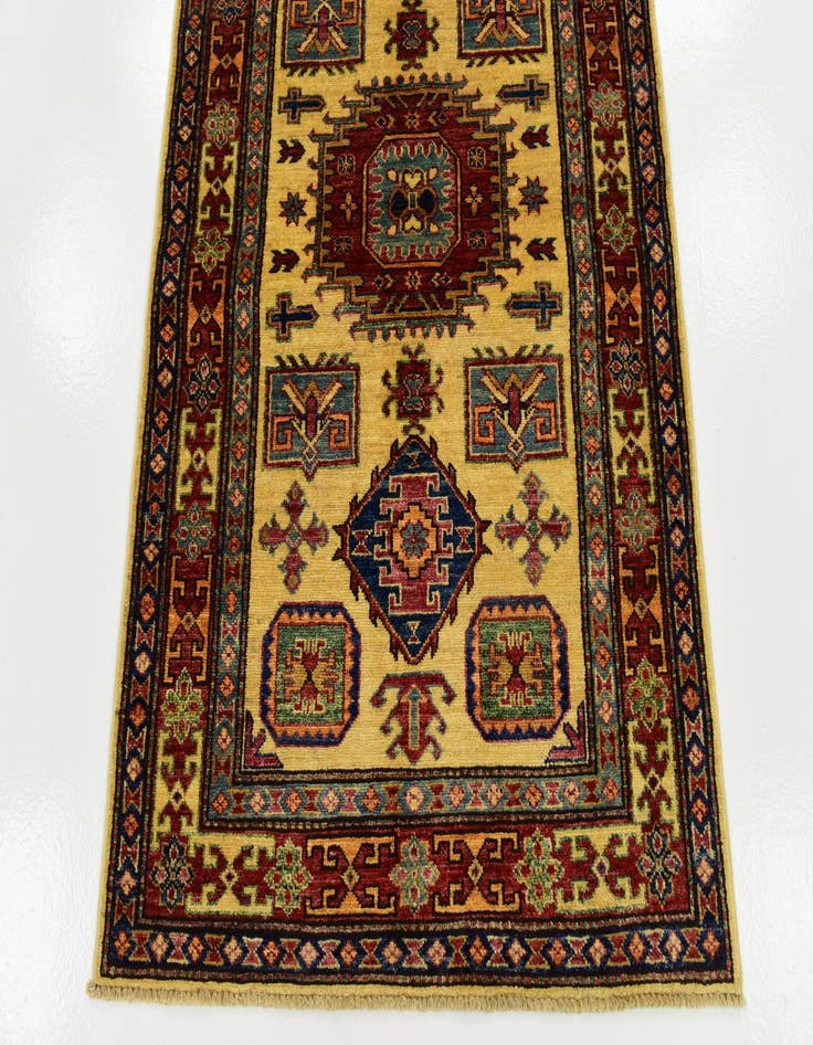 Detail image of 3' 5 x 5' Hand Knotted Kazak Rug