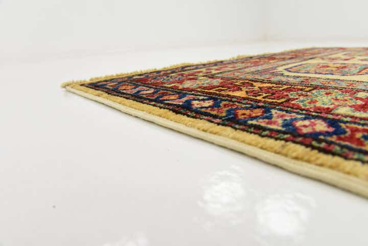 3' 5 x 5' Hand Knotted Kazak Rug