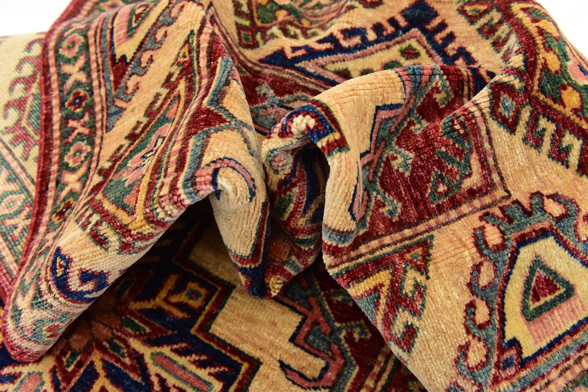 3' x 4' 10 Hand Knotted Kazak Rug