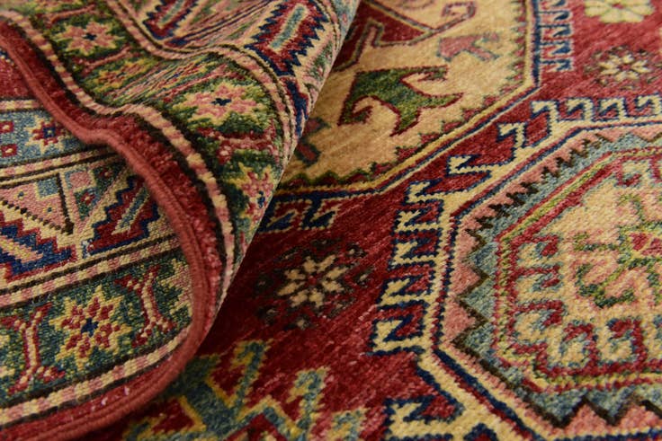 Detail image of 3' 4 x 5' Hand Knotted Kazak Rug