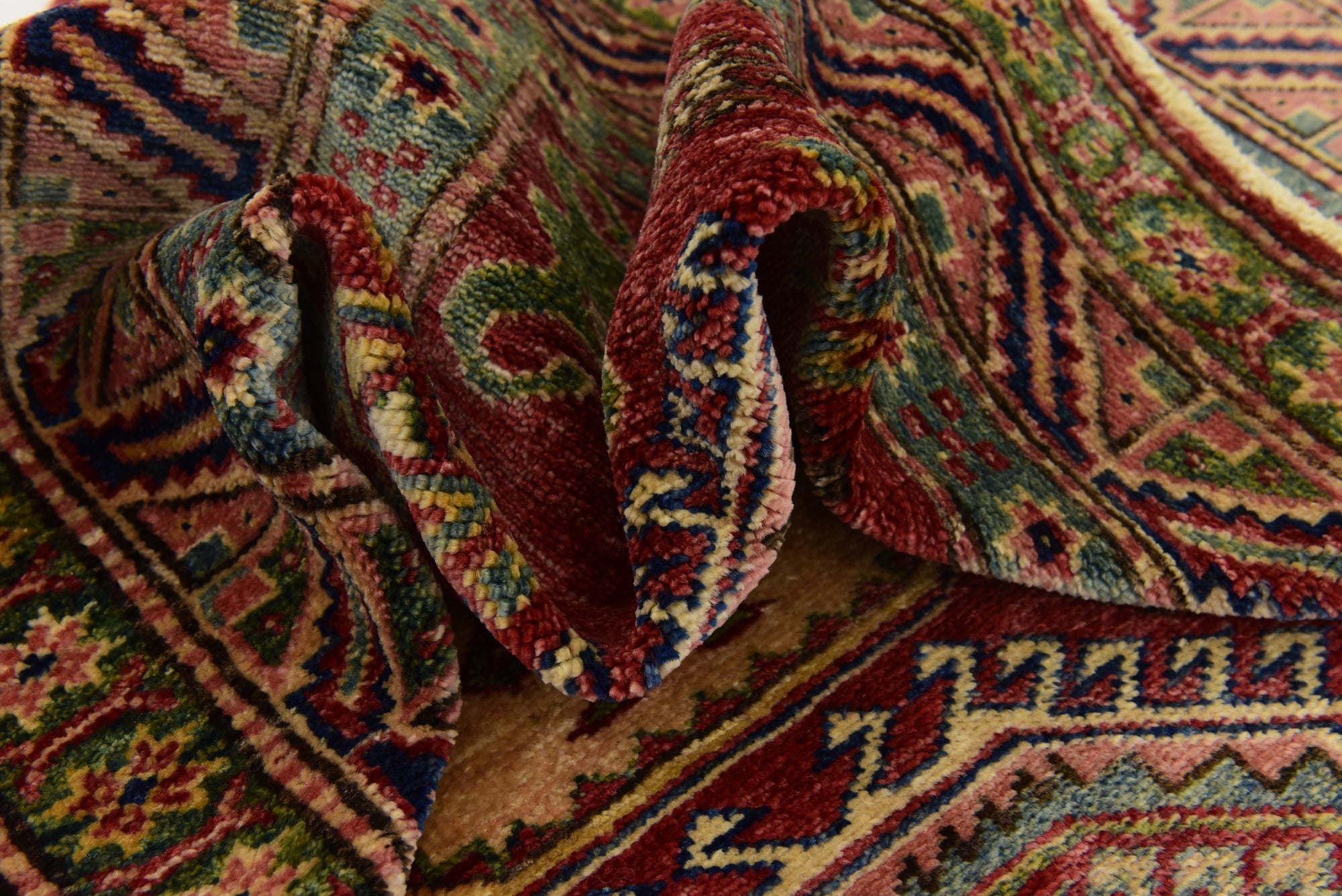 3' 4 x 5' Hand Knotted Kazak Rug