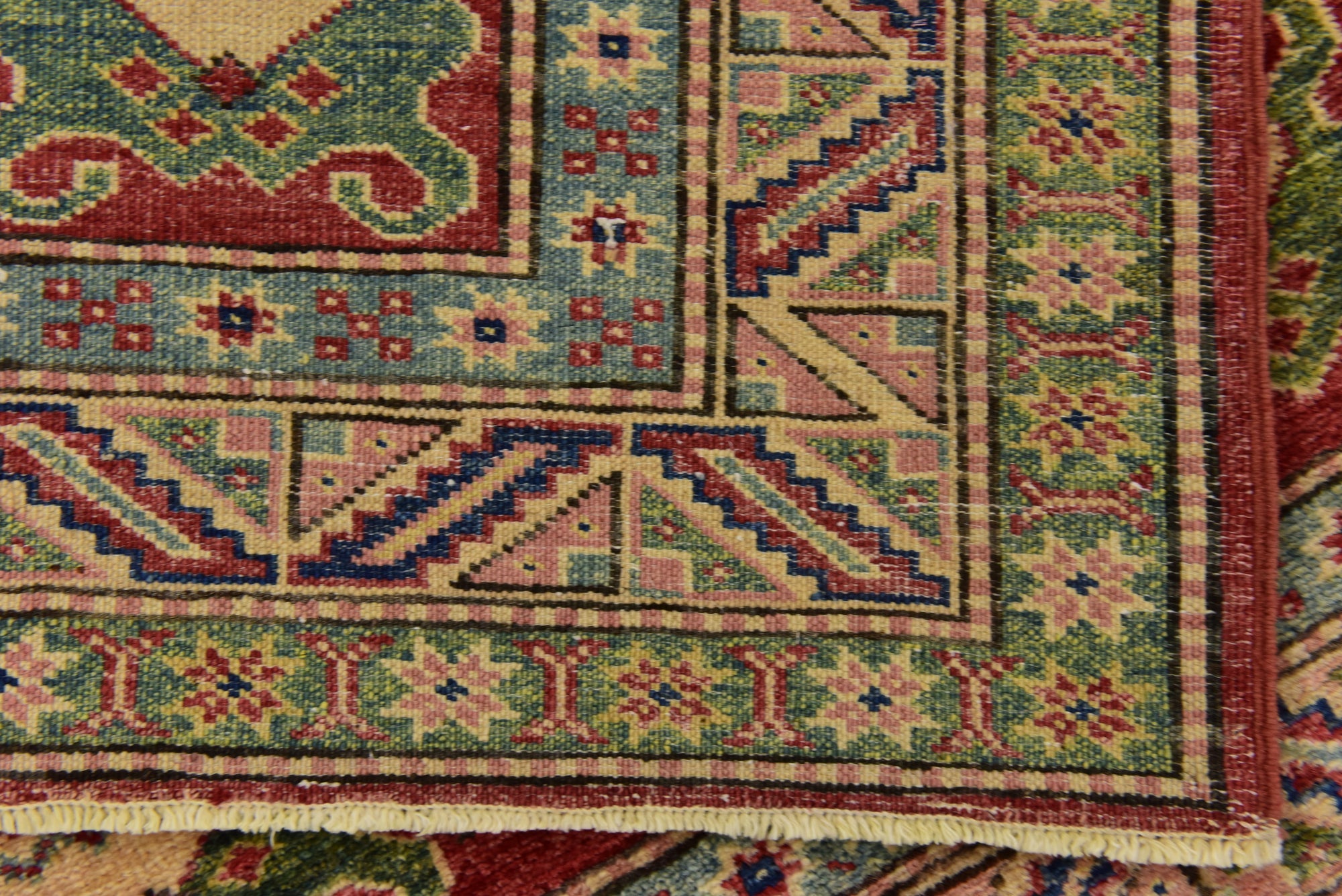 3' 4 x 5' Hand Knotted Kazak Rug
