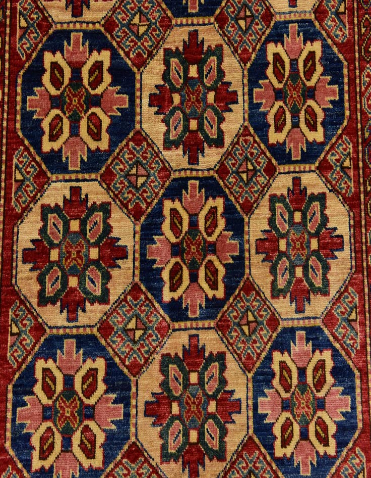 Detail image of 4' 2 x 5' 10  Hand Knotted Kazak Rug