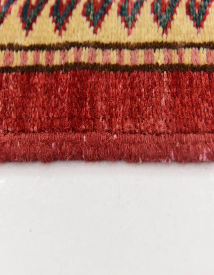 Detail image of 4' 2 x 5' 10  Hand Knotted Kazak Rug