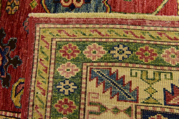 4' x 6' 2 Hand Knotted Kazak Rug