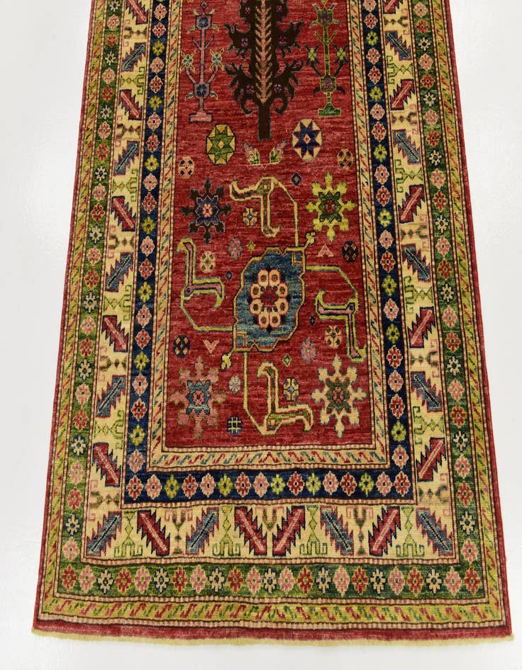 Detail image of 4' x 6' 2 Hand Knotted Kazak Rug