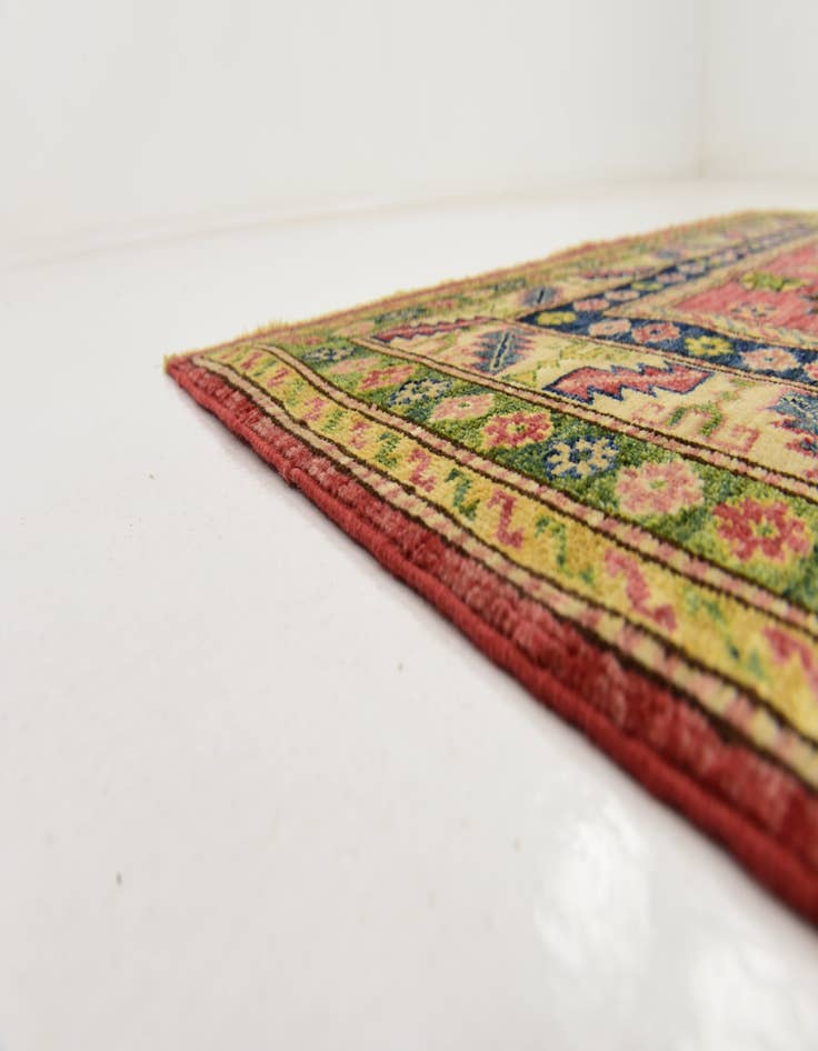 Detail image of 4' x 6' 2 Hand Knotted Kazak Rug