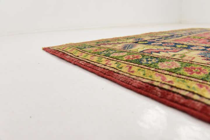 4' x 6' 2 Hand Knotted Kazak Rug