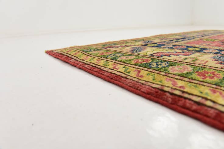 Detail image of 4' x 6' 2 Hand Knotted Kazak Rug
