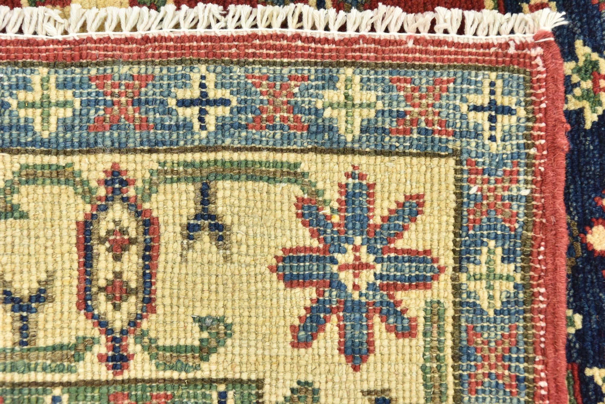 2' 9 x 4' 3 Hand Knotted Kazak Rug