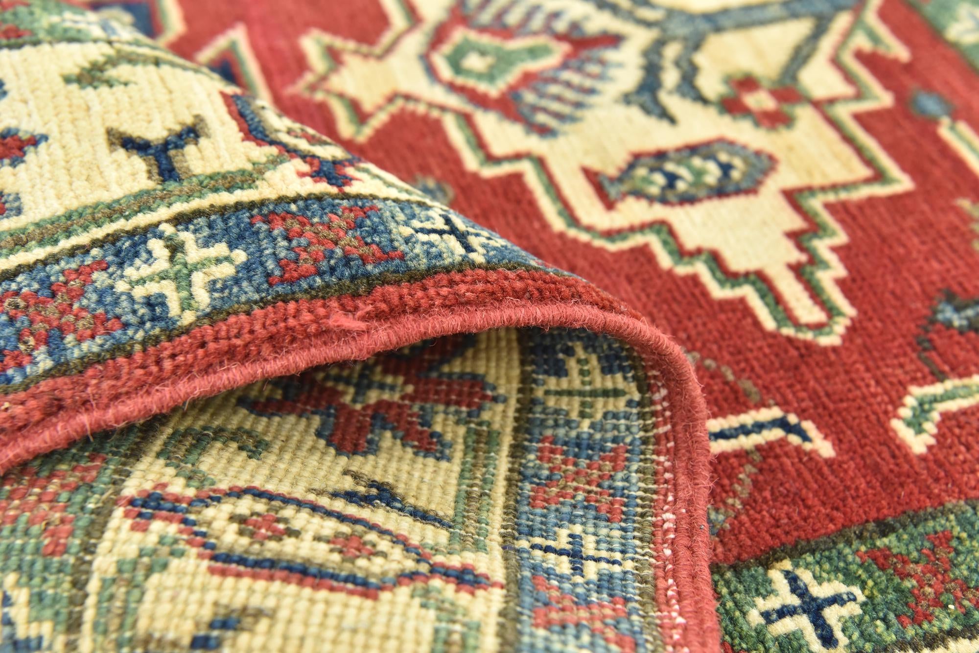 2' 9 x 4' 3 Hand Knotted Kazak Rug