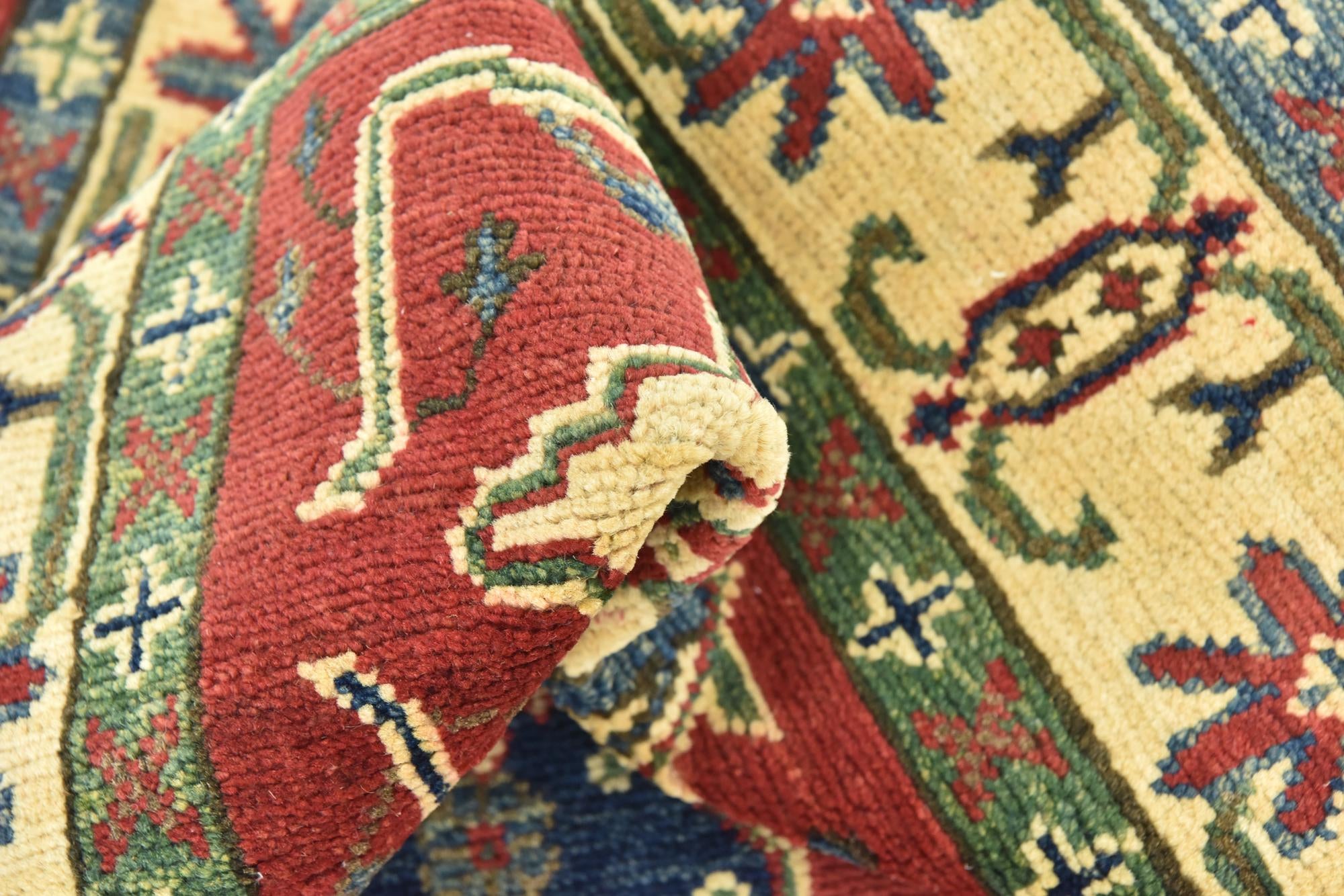 2' 9 x 4' 3 Hand Knotted Kazak Rug