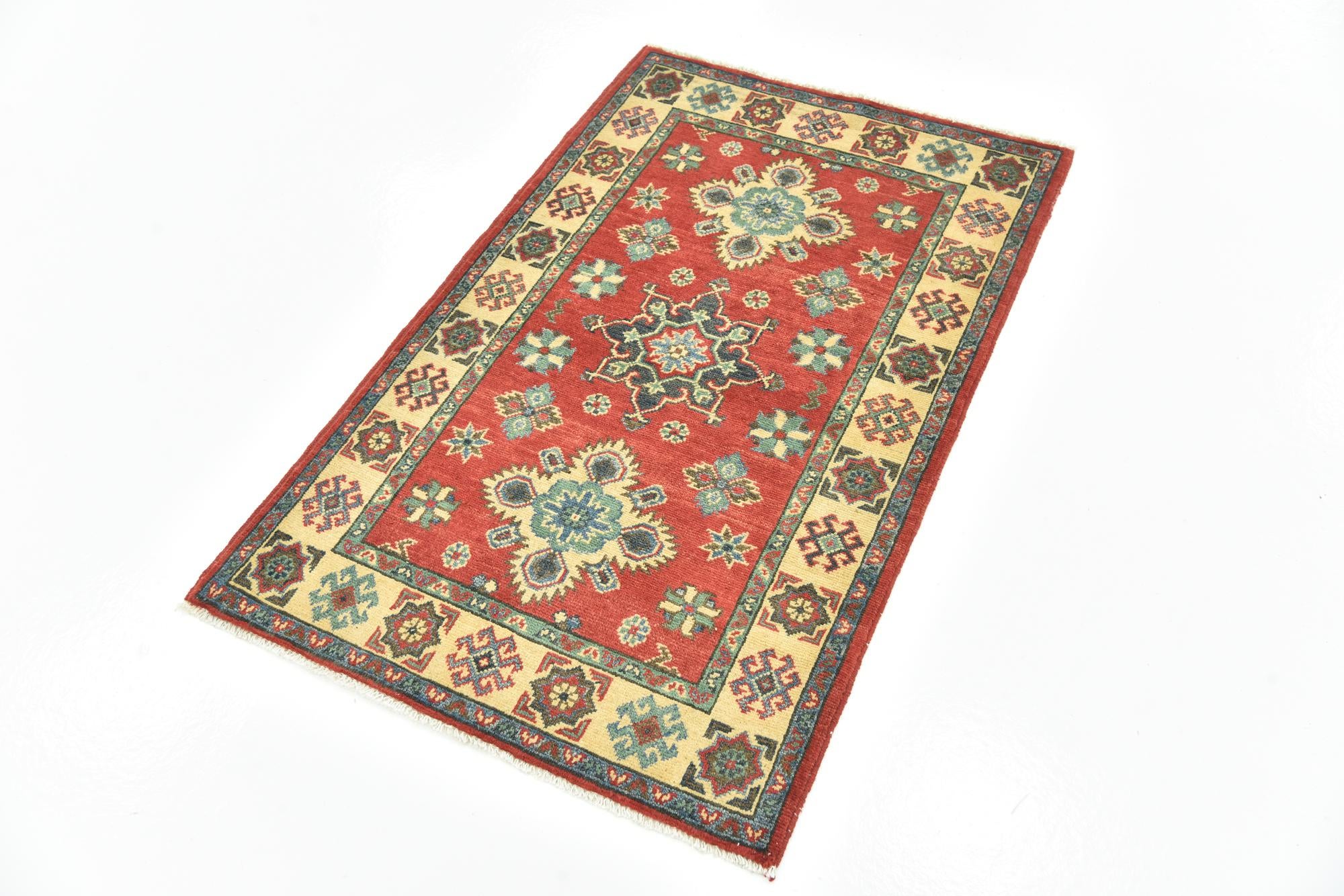 2' 8 x 4' 2 Hand Knotted Kazak Rug
