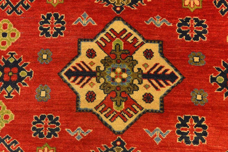 Detail image of 5' x 6' 5 Hand Knotted Kazak Rug