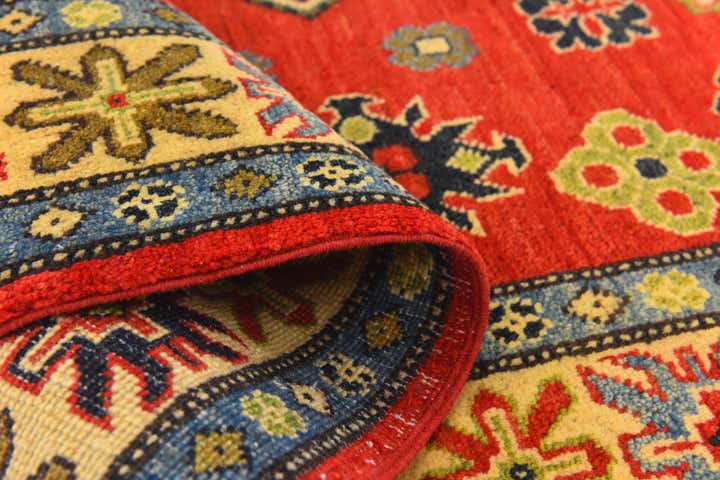 5' x 6' 5 Hand Knotted Kazak Rug