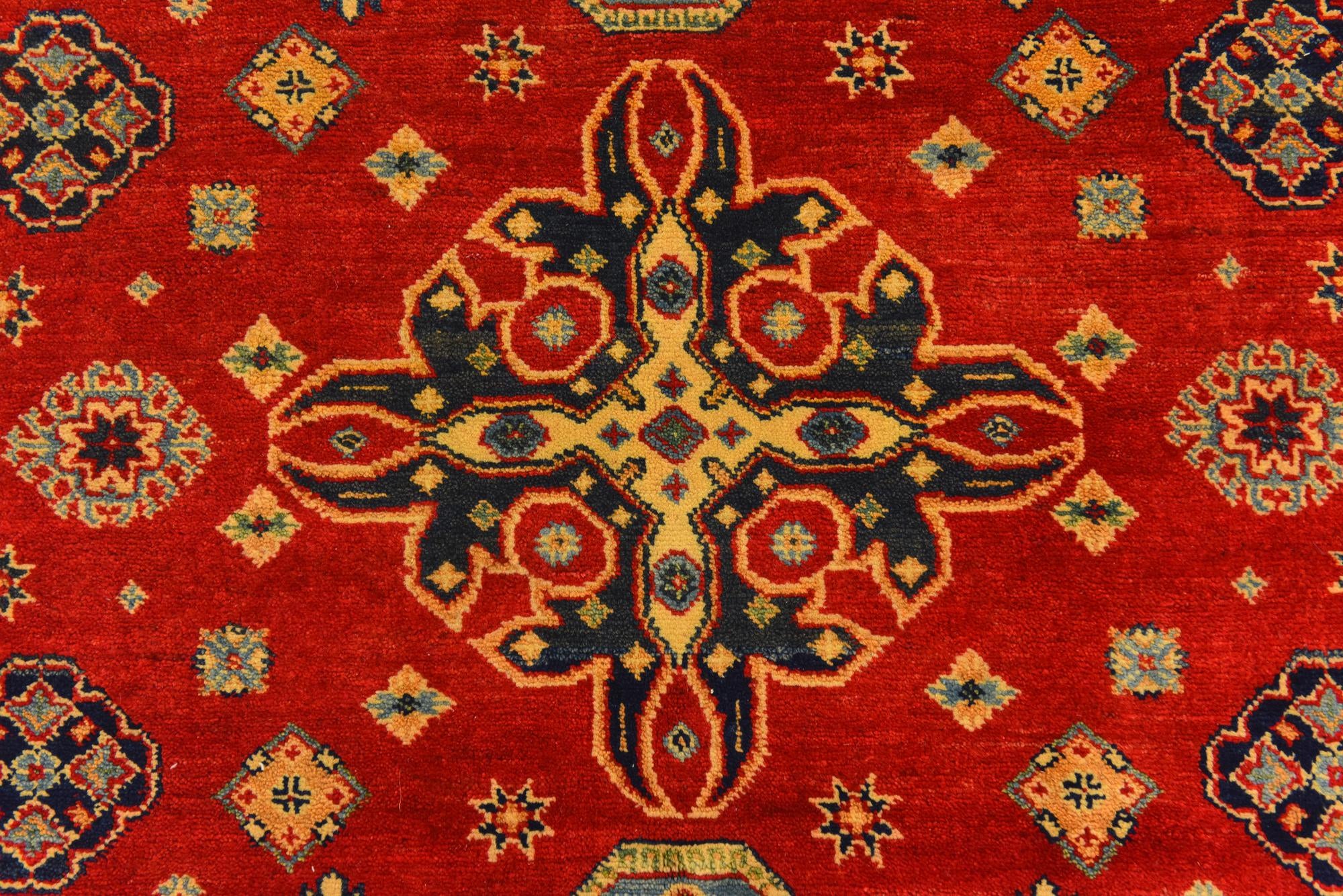 5' x 6' 8 Hand Knotted Kazak Rug
