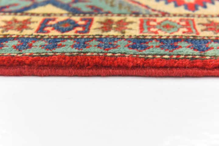5' x 6' 4 Hand Knotted Kazak Rug