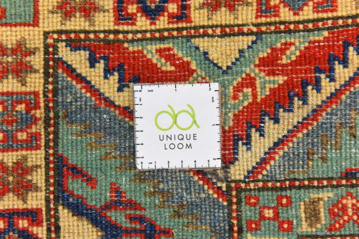 5' x 6' 4 Hand Knotted Kazak Rug