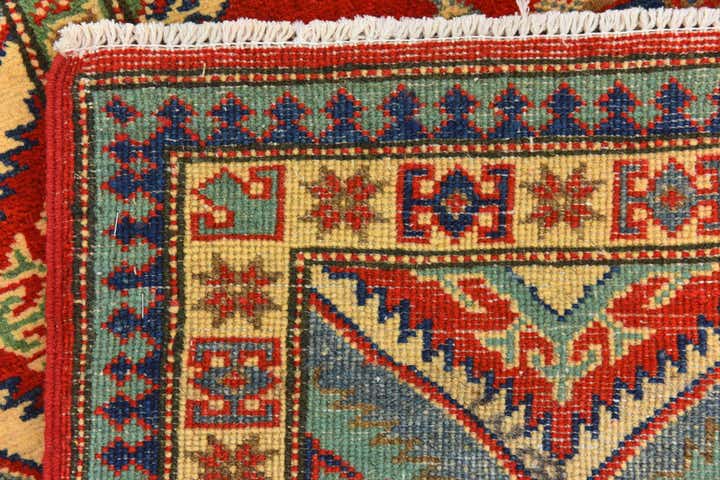 5' x 6' 4 Hand Knotted Kazak Rug