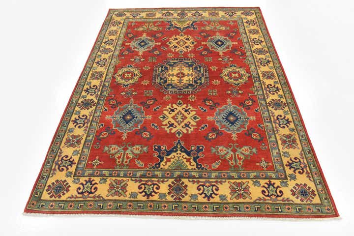155cm x 220cm Handgeknüpft Kazak Teppich
